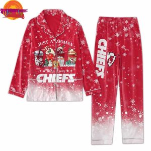 Kansas City Chiefs Pajama Set For Women 1