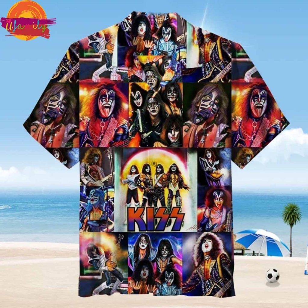 Kiss Band Tropical Hawaiian Shirt Style