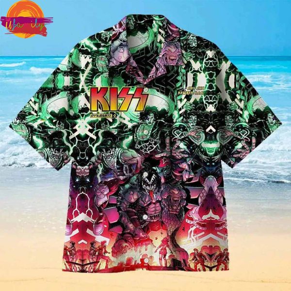 Kiss Comics Hawaiian Shirt Style