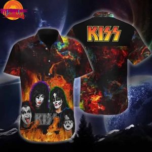 Kiss Rock Hawaiian Shirt Style