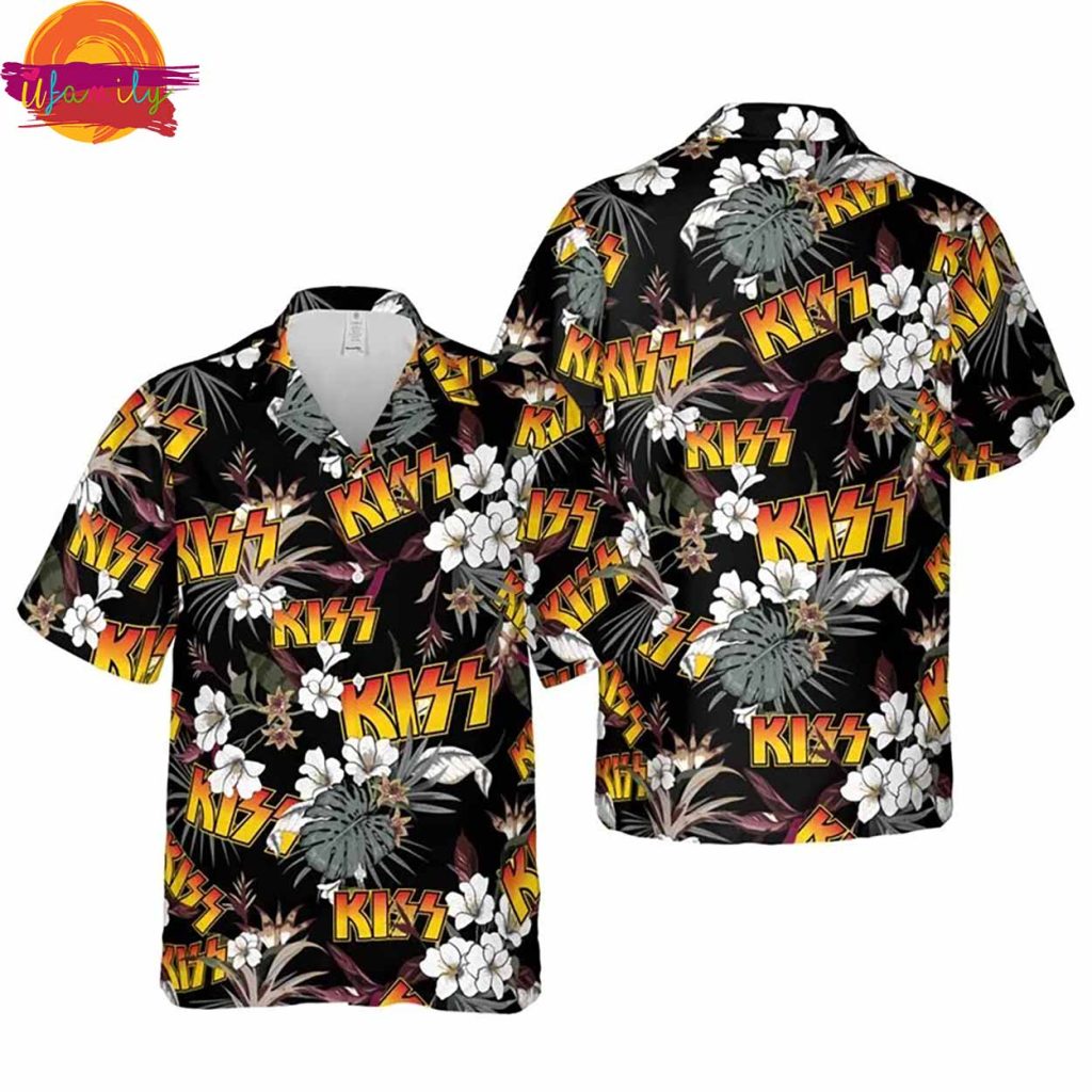 Kiss Rock Music Band Authentic Hawaiian Shirt Style