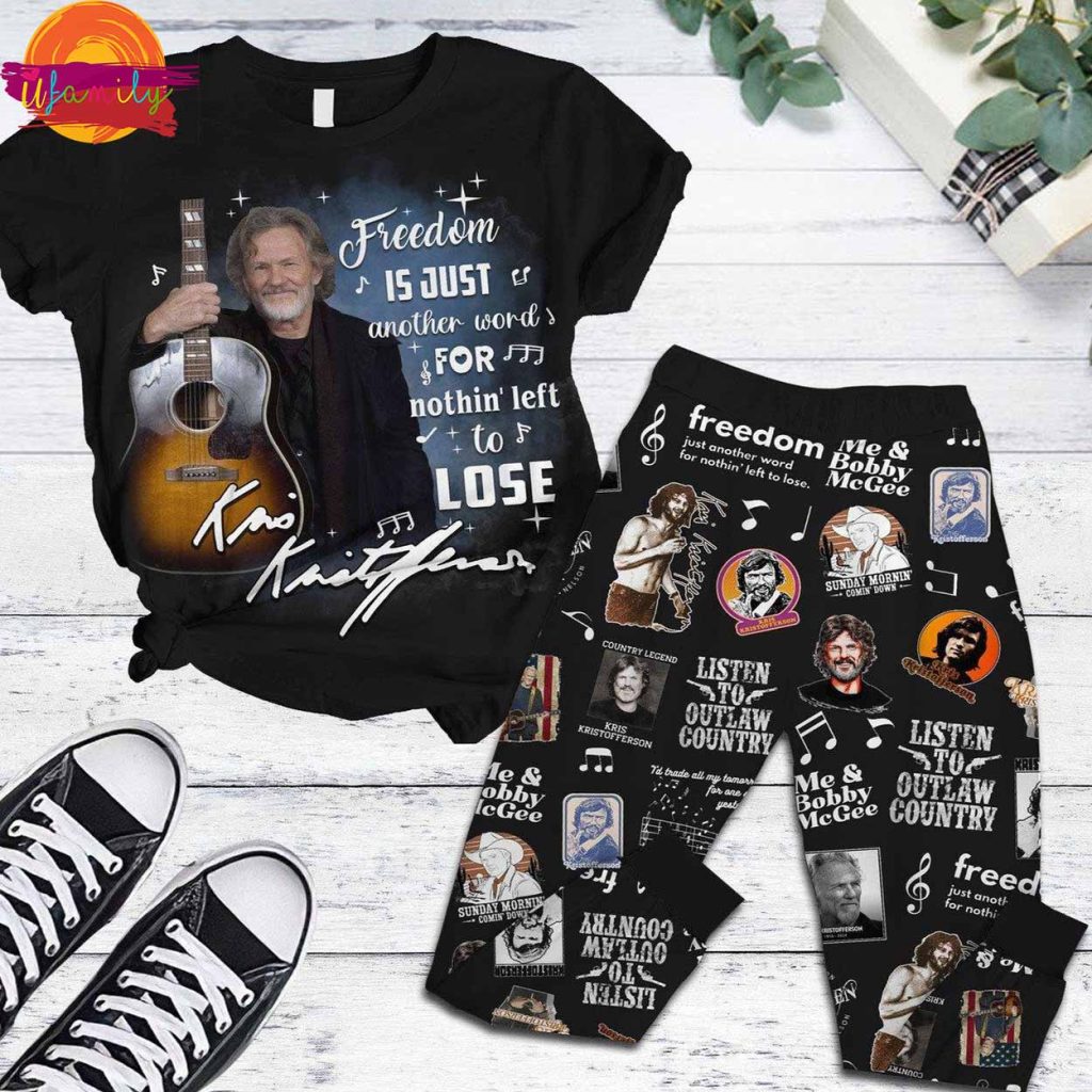 Kris Kristofferson T Shirt Pajama Set