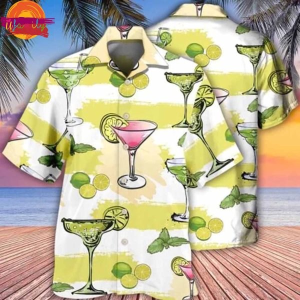 Lemon Cocktail Summer Hawaiian Shirt Style