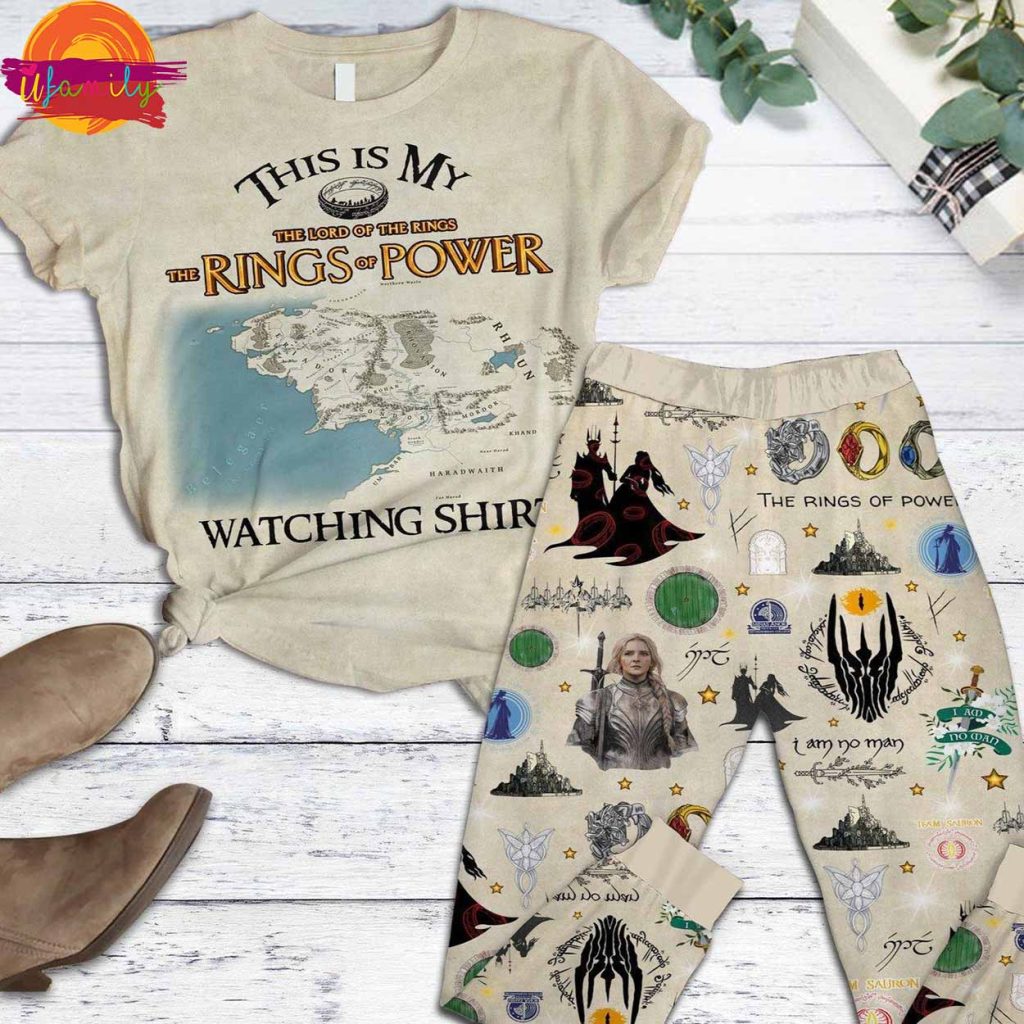 Lord Of The Ring Movie T Shirt Pajama Set