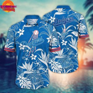 Los Angeles Dodgers MLB Hawaiian Shirt Bikinistime 1