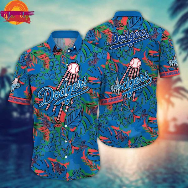 Los Angeles Dodgers MLB Hawaiian Shirt Sprinklers Aloha Shirt