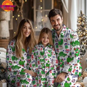 MLB Philadelphia Phillies 2024 Christmas Family Pajamas Set 1