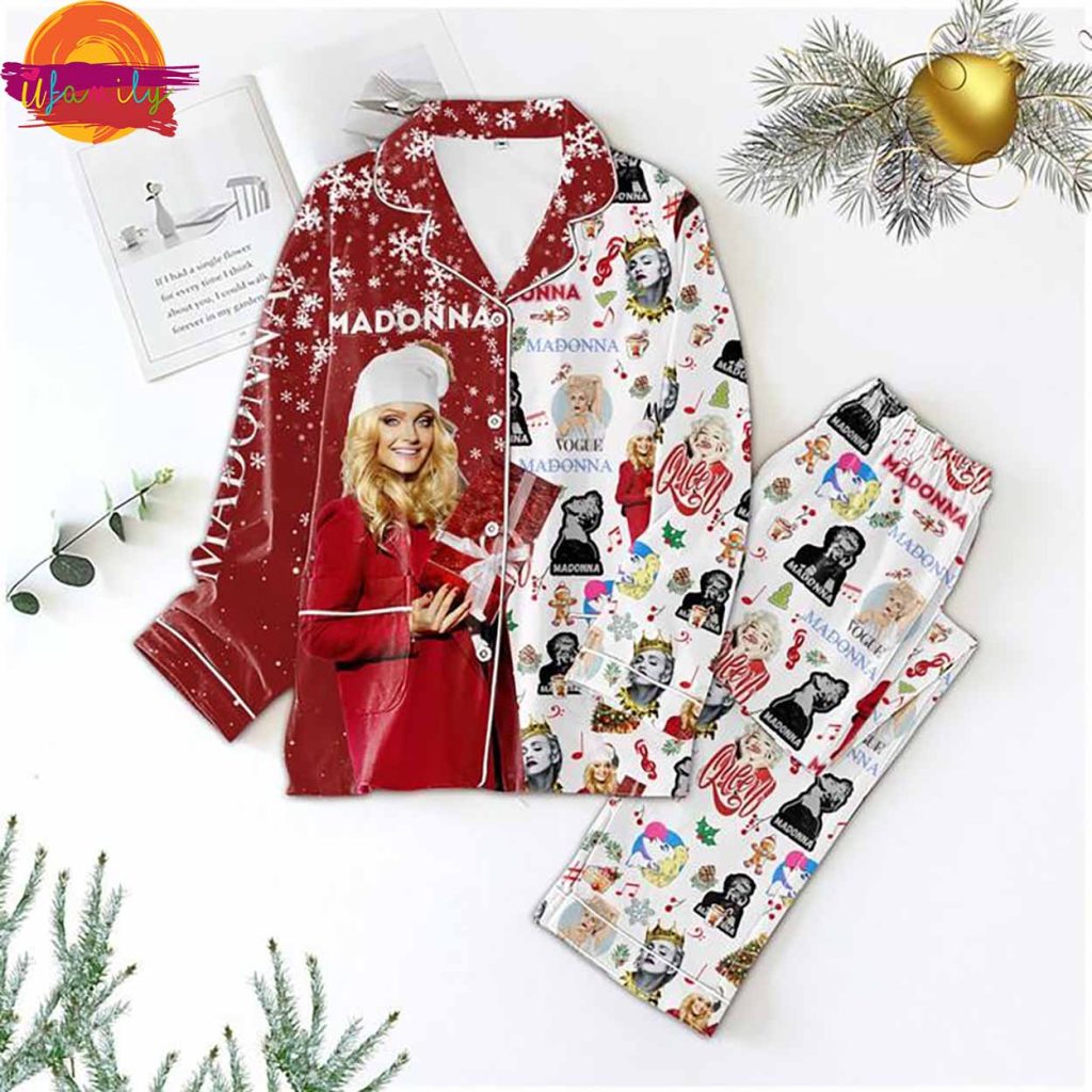 Madonna Music Christmas Pajama Set Style