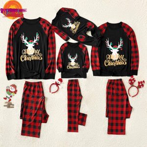 Merry Christmas 2024 Family Pajama Set 1