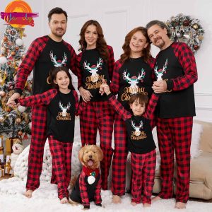 Merry Christmas 2024 Family Pajama Set 3