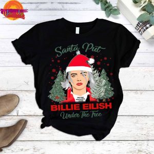 Merry Christmas Billie Eilish 2024 T Shirt Pajama Set 2