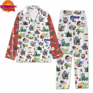 Merry Christmas Inside Out 2024 Family Pajama Set