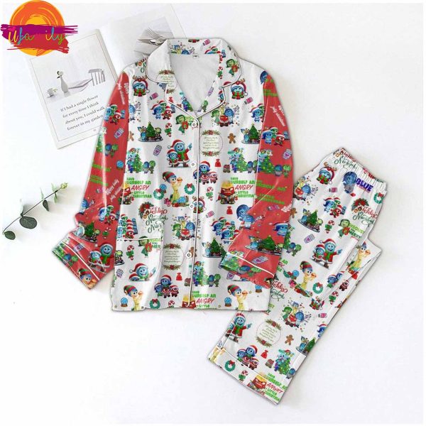 Merry Christmas Inside Out 2024 Family Pajama Set