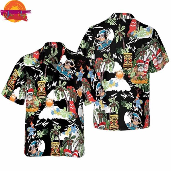 Merry Christmas Santa Claus Party Aloha Hawaiian Shirt