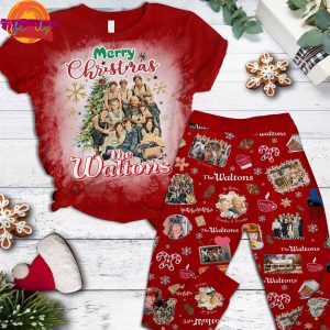 Merry Christmas The Waltons T Shirt Pajama Set