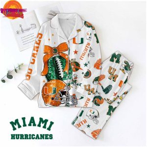 Miami Hurricanes Football Love Her NCAA Family Set 1