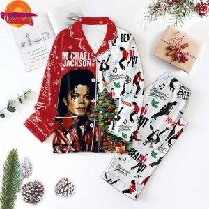 Michael Jackson Music Christmas Pajama Set 1