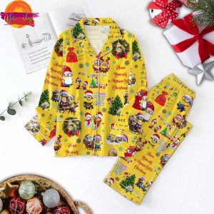 Minion Santa Christmas Family Pajama Set 1