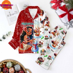 Moana Christmas Family Pajama Set 1