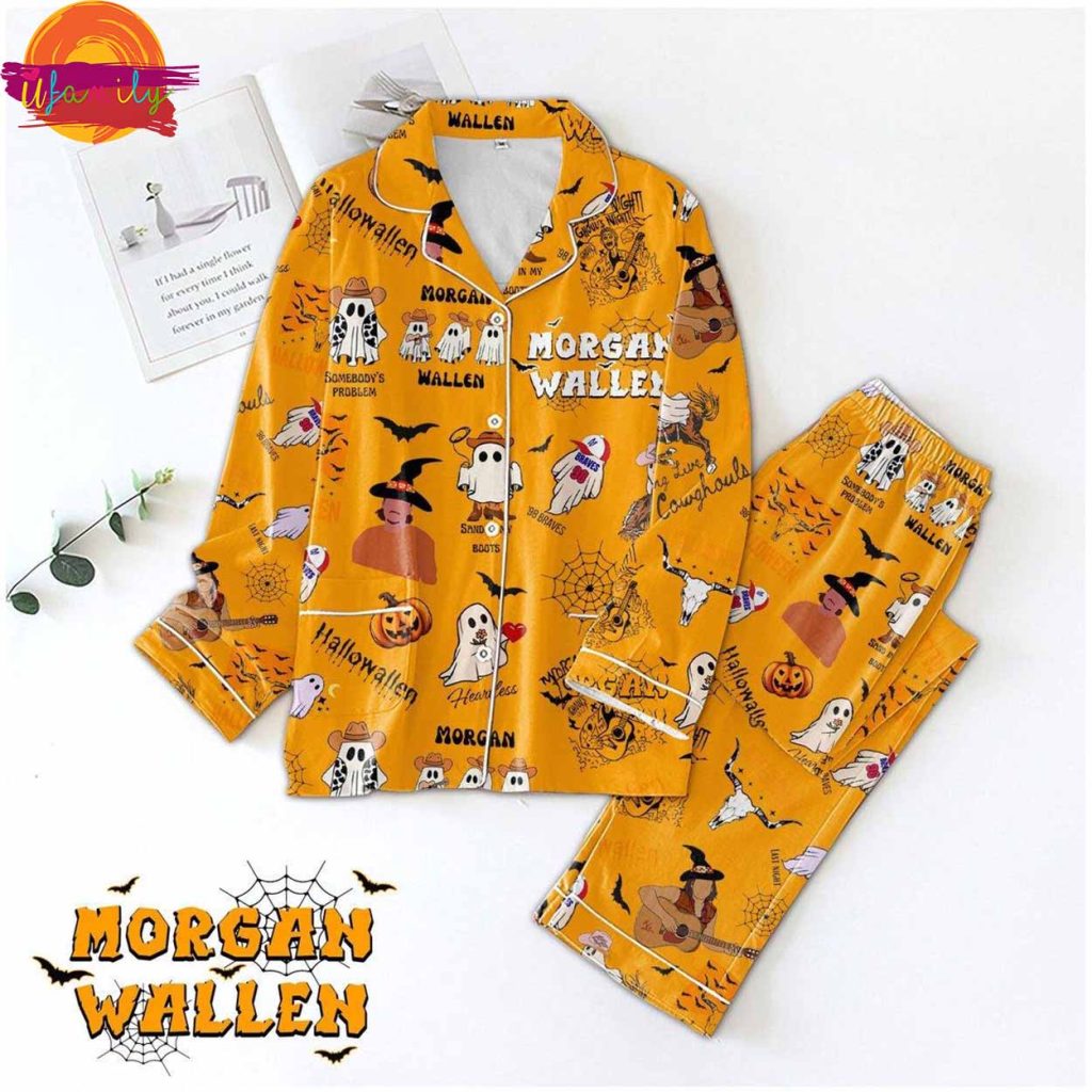 Morgan Wallen Halloween Family Pajamas Set Trendy Music