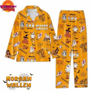 Morgan Wallen Halloween Family Pajamas Set Trendy Music