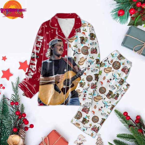 Morgan Wallen Music Christmas Pajama Full Set