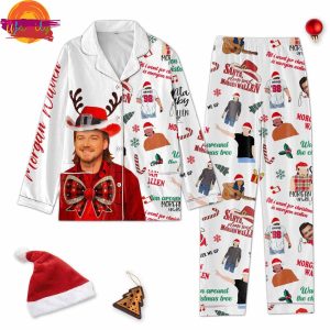 Morgan Wallen Santa Christmas Family Pajama Set 1