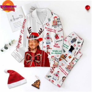 Morgan Wallen Santa Christmas Family Pajama Set 2