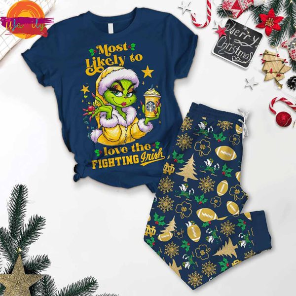 Most Likely To Love The Fighting Irish Christmas Pajama Set