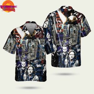 Motley Crue Band Vintage Style Hawaiian Shirt