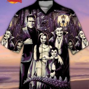 Movie Character Horror Family Halloween Hawaiian Shirt