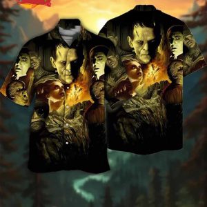 Movie Characters Horror Family Halloween Hawaiian Shirt Gifs For Fans