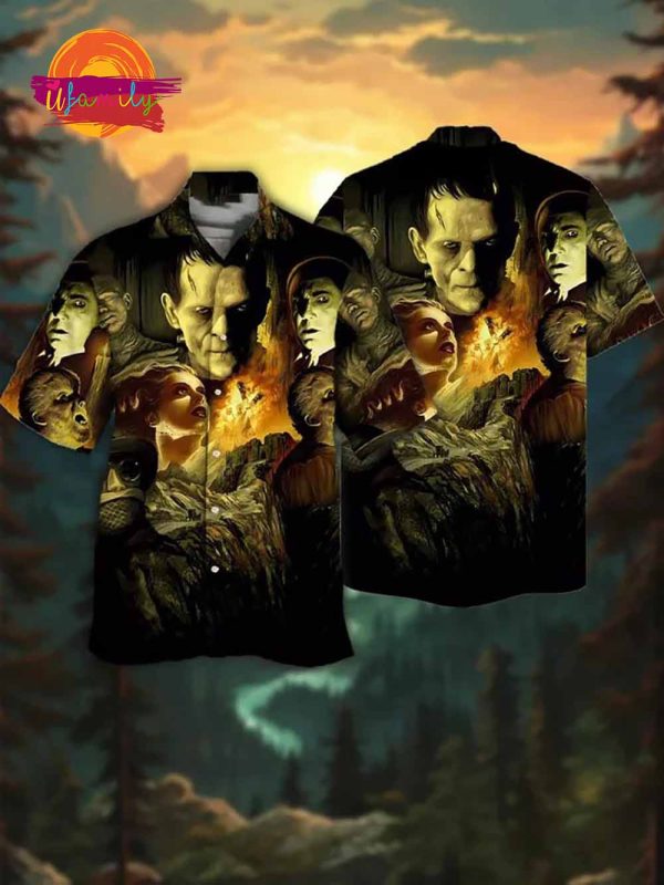 Movie Characters Horror Family Halloween Hawaiian Shirt Gifs For Fans