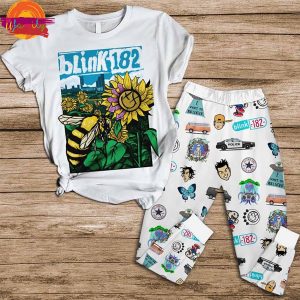 Music Blink 182 T Shirt Pajama Set 1