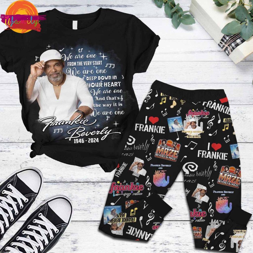 Music Frankie Beverly 1946 - 2024 T Shirt Pajamas Set