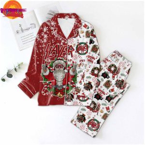 Music Slayer Band Christmas Pajama Set