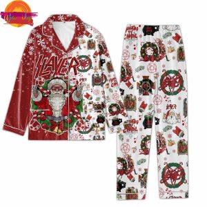 Music Slayer Band Christmas Pajama Set 2