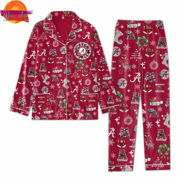 NCAA Alabama Crimson Tide Christmas Family Pajamas Set