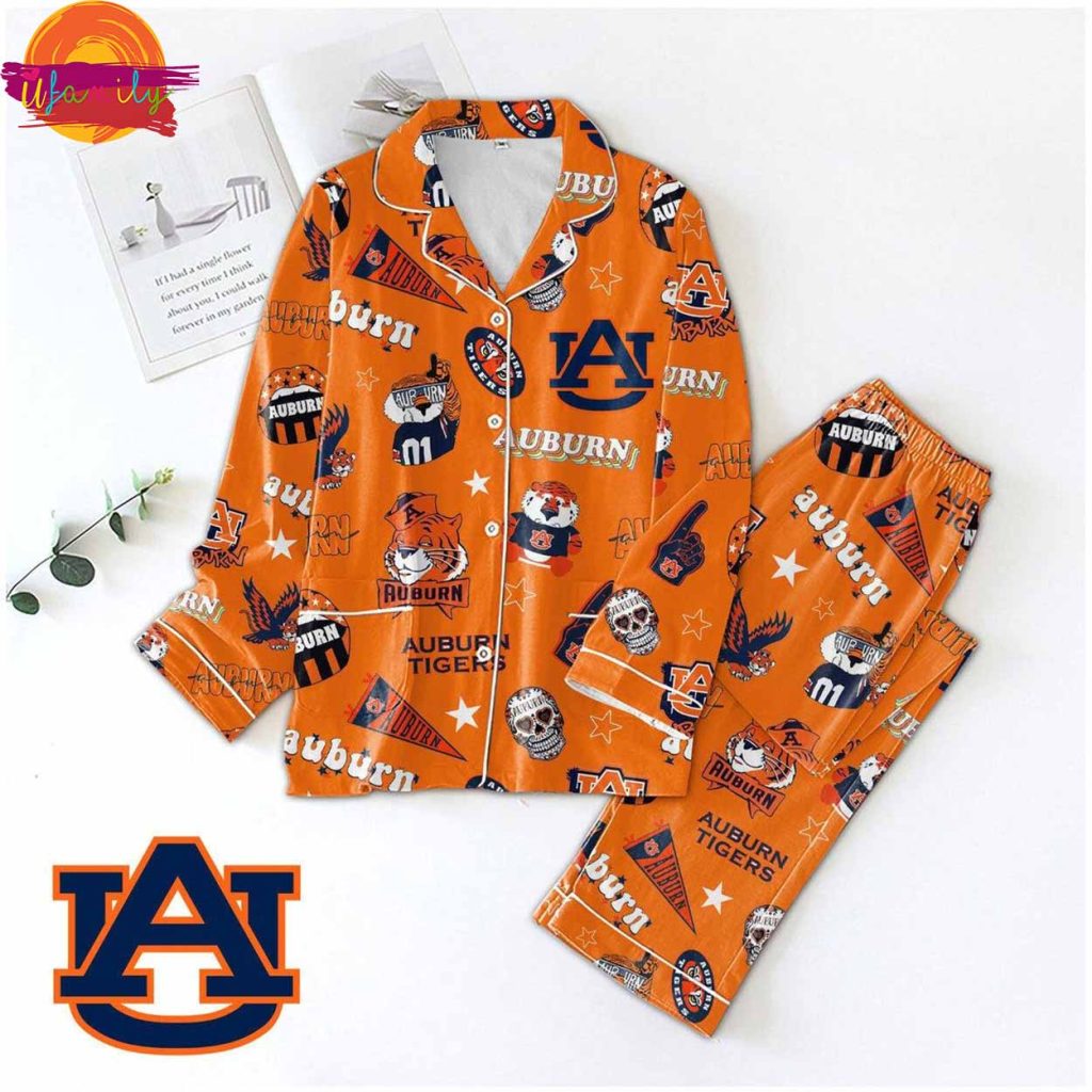 NCAA Auburn Tigers Football Family Pajama Set