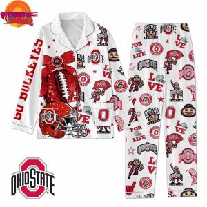 NCAA Ohio State Buckeyes Football Family Pajama Set 2