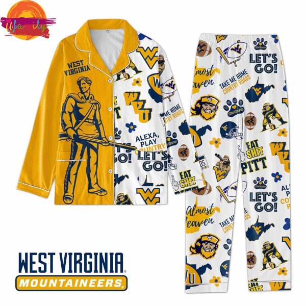 NCAA West Virginia Pajama Set