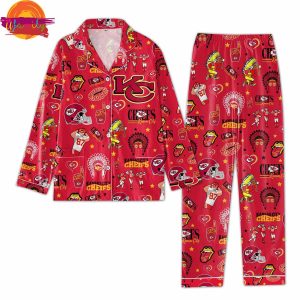 NFL Kansas City Chiefs Christmas Family Pajamas Set 2