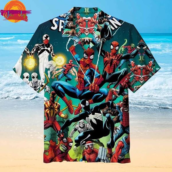 New Spider Man Comics Pattern Hawaiian Shirt