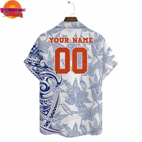 Personalized Houston Astros Tribal Wave Hawaiian Shirt Style