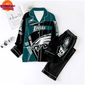 Philadelphia Eagles Go Birds NFL Pajama Set 1