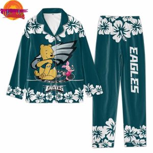 Philadelphia Eagles Winnie The Pooh Pajama Set 1