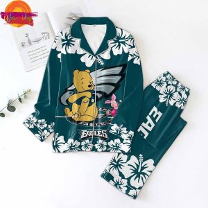 Philadelphia Eagles Winnie The Pooh Pajama Set 2