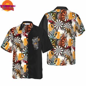 Play Darts And Drink Beer Aloha Hawaiian Shirt For Summer