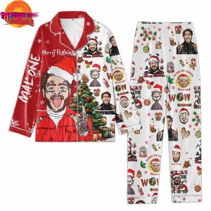 Post Malone Music Christmas Pajama Full Set