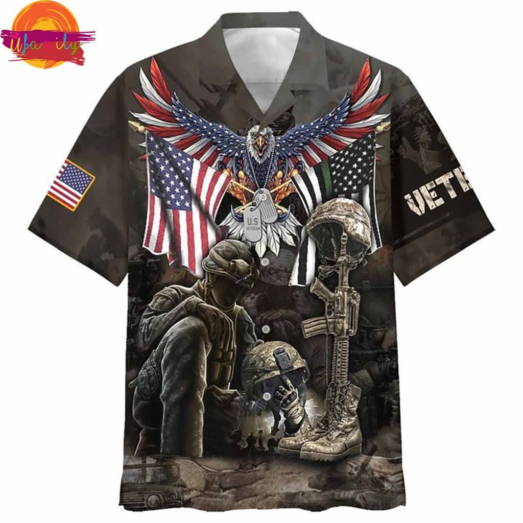 Premium US Veteran Hawaii Shirt Style